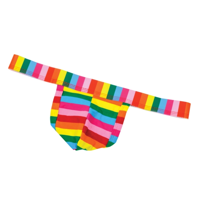 Rainbow thongs 100% cotton