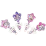 Hair brush with glitter - unicorn