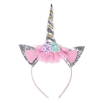 Tiara with unicorn horn