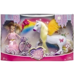 Princess doll with a unicorn - gift box