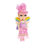 A small fairy doll with a mix of designs