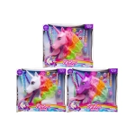 Unicorn head for combing with accessories M