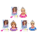 Princess doll to be combed with accessories S