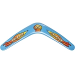 Plastic boomerang