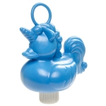 Badeente mit Anhänger, Regenbogeneinhorn