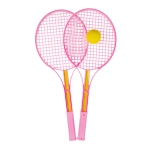 Badminton, tenisové rakety s míčkem