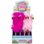 Flamingo pen with fur