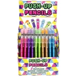 Push-up modular pencil with eraser