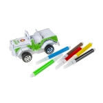 Build and color a car - 3D puzzle