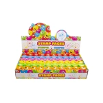 Plastic stamps happy faces emoticons