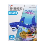 Build a shark or a horse - 3D mix puzzle