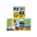 Puzzles for children - pirates