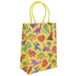 Dinosaur gift bag - 16 x 22 x 9 cm