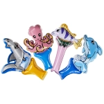 Self-inflating foil balloon - sea animals