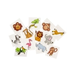 Wild animals tattoos for children - 12 pieces
