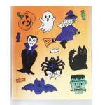 Aufklebersatz mit 12 Stück - Halloween