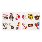Set of 6 tattoos - Pirates