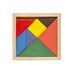 Hölzernes Tangram-Puzzle
