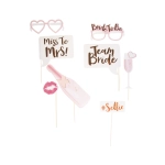 Photo accessories on Bride to Be sticks