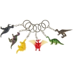 Přívěsek dinosaur mix s kovovým kroužkem na zavěšení