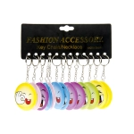 Emoticon keychain with mirror