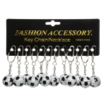 Football keychain - metal