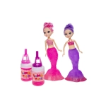 Mermaid doll with soap bubbles