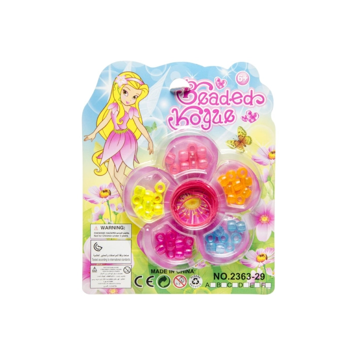 A set of flower beads - do it yourself