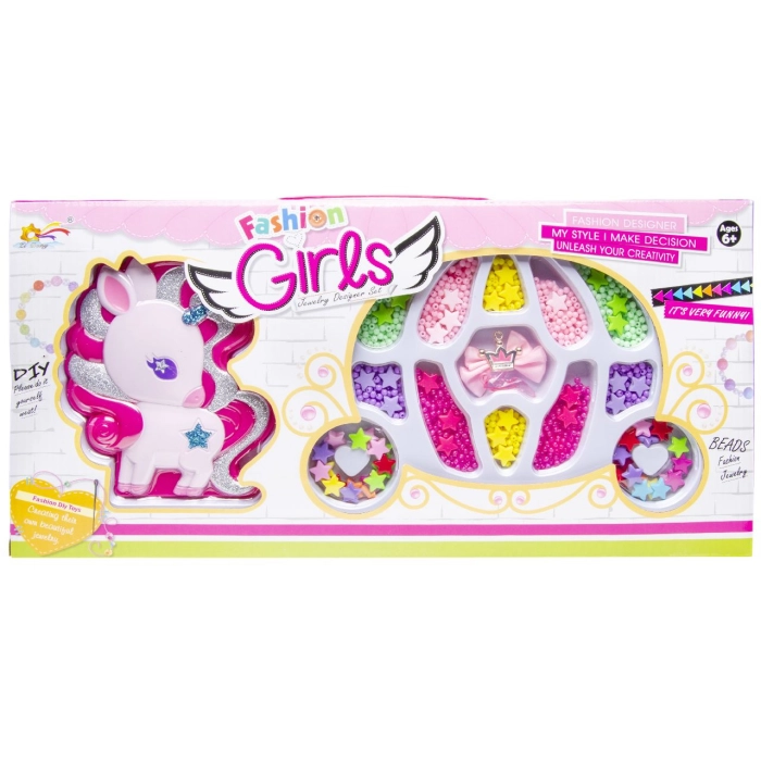 A set of XXL unicorn beads - do it yourself