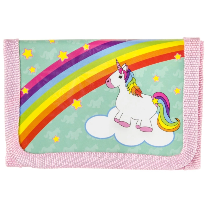 Children's wallet - rainbow and unicorn
