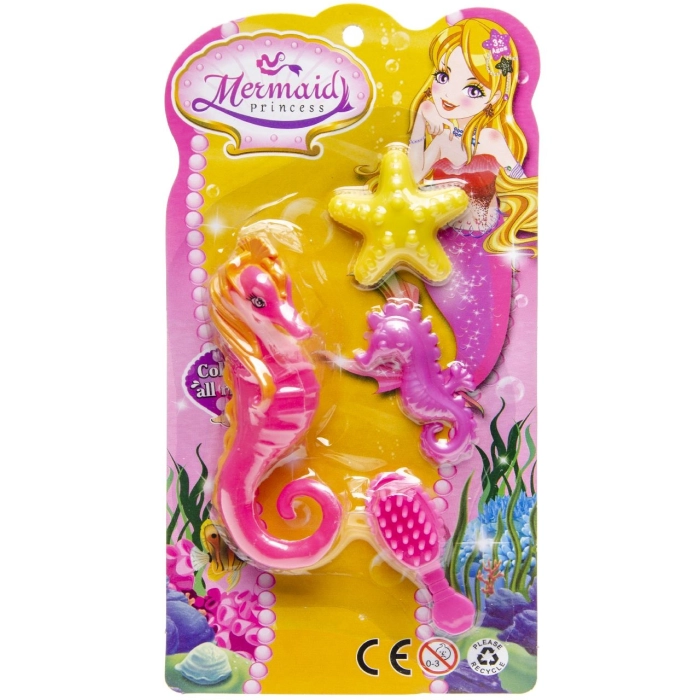 Seahorse with accessories