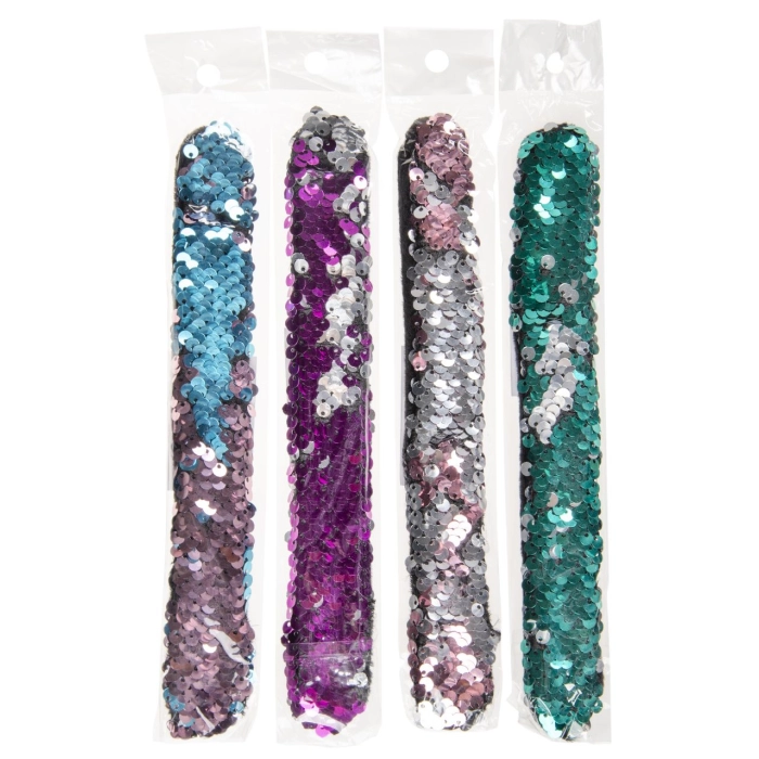 Clasp bracelet with sequins - mix