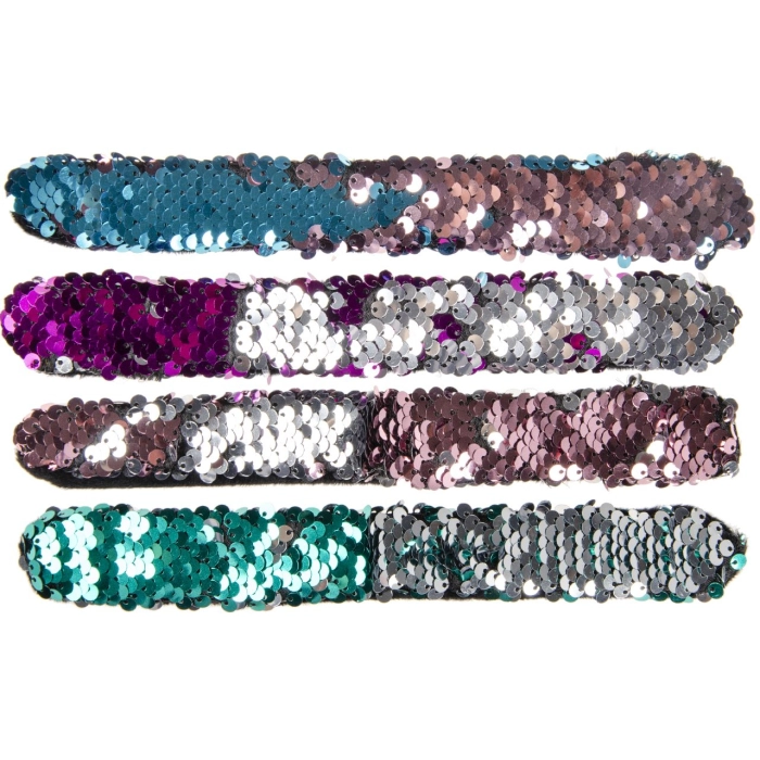 Clasp bracelet with sequins - mix