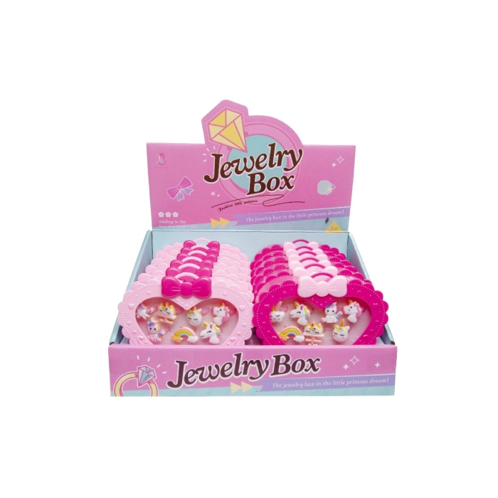 8 rings in a box - unicorns II