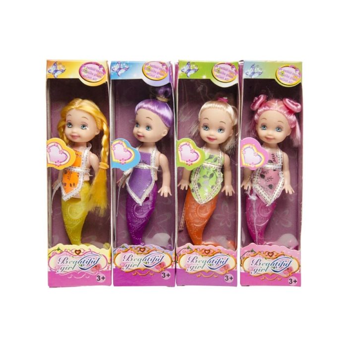 Mermaid box doll - 13 cm