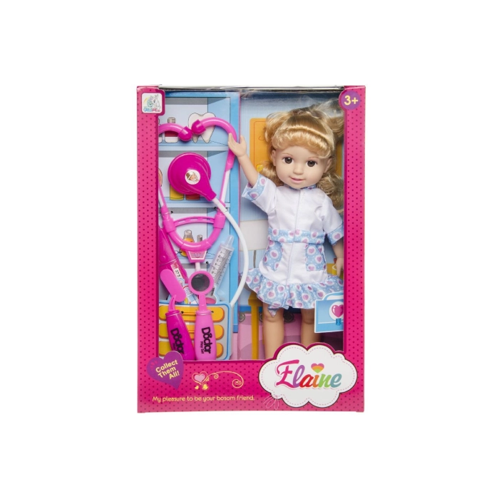 Nurse doll with accessories - 31 cm