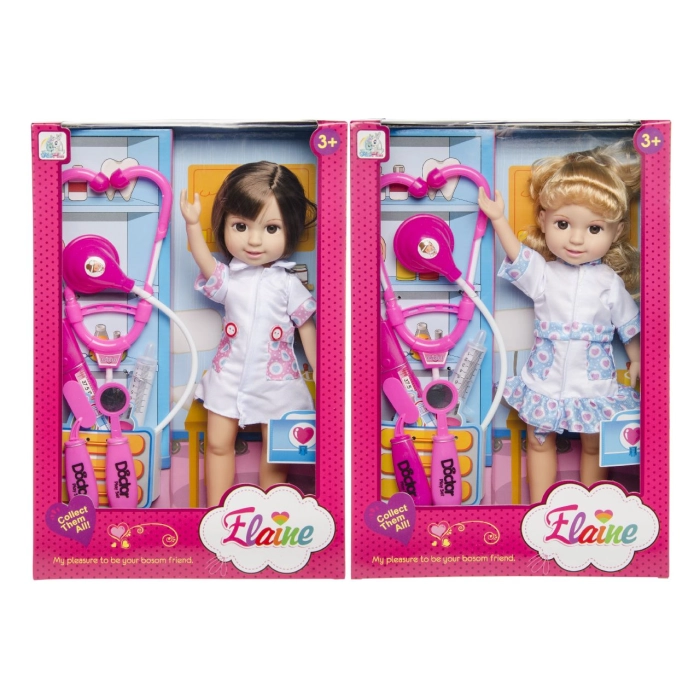 Nurse doll with accessories - 31 cm