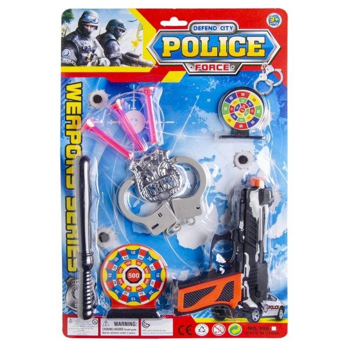Pistole mit Zubehör - Polizeiset