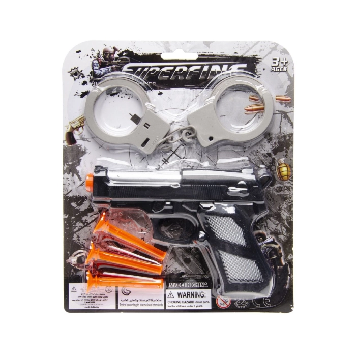 Pistol with accessories - police set