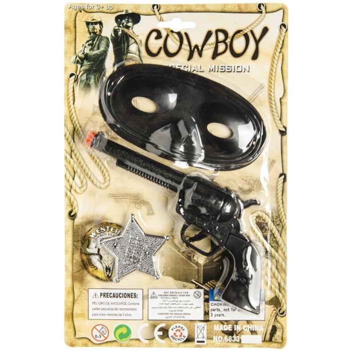 Pistol with accessories - cowboy