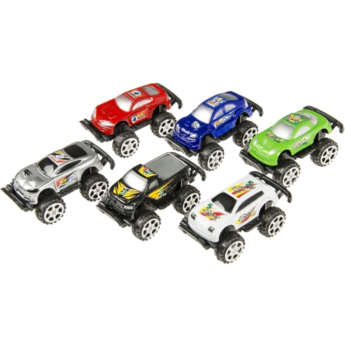 Toy car with large wheels - mix