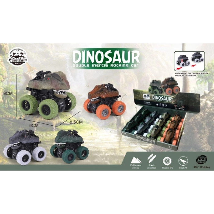 Dinosaur performance car with drive