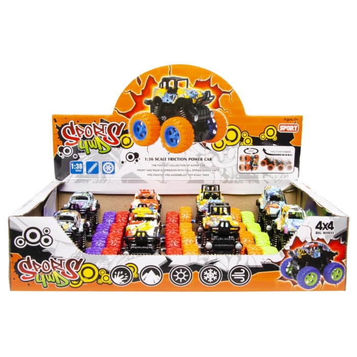 4x4 graffiti stunt car