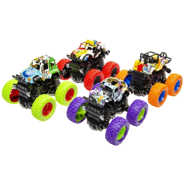 4x4 graffiti stunt car