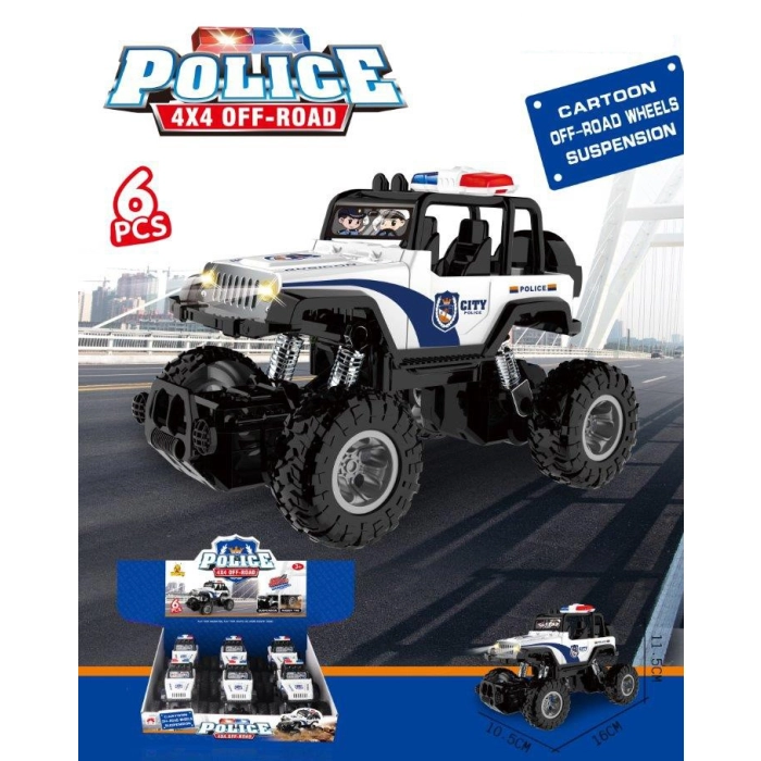 Police off-road car with 4-wheel drive - size L