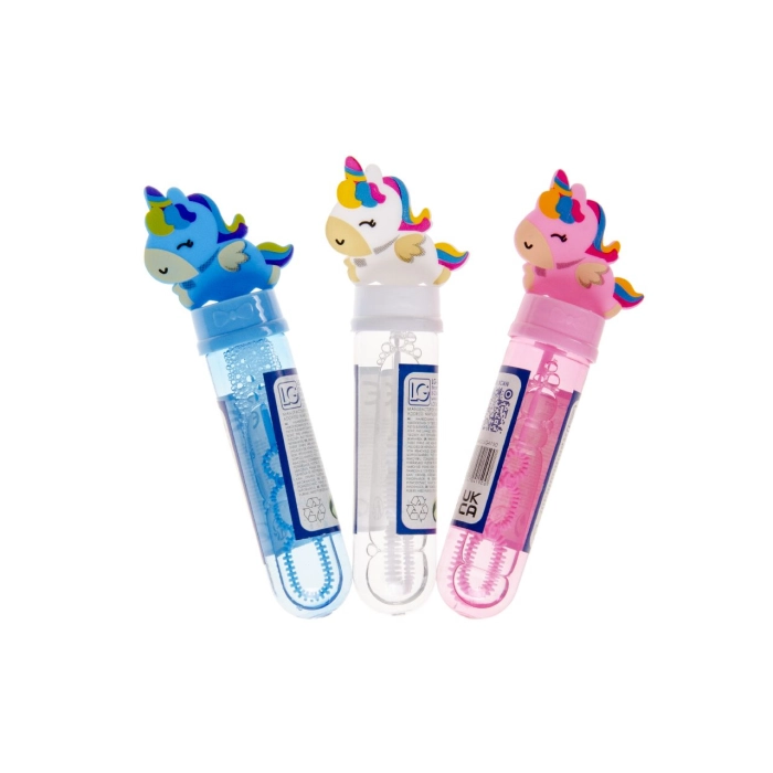Unicorn soap bubbles