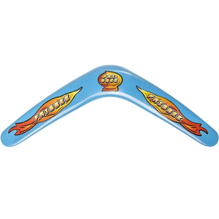 Plastic boomerang