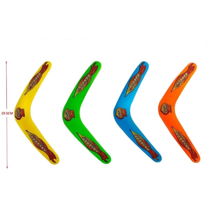 Plastic boomerang