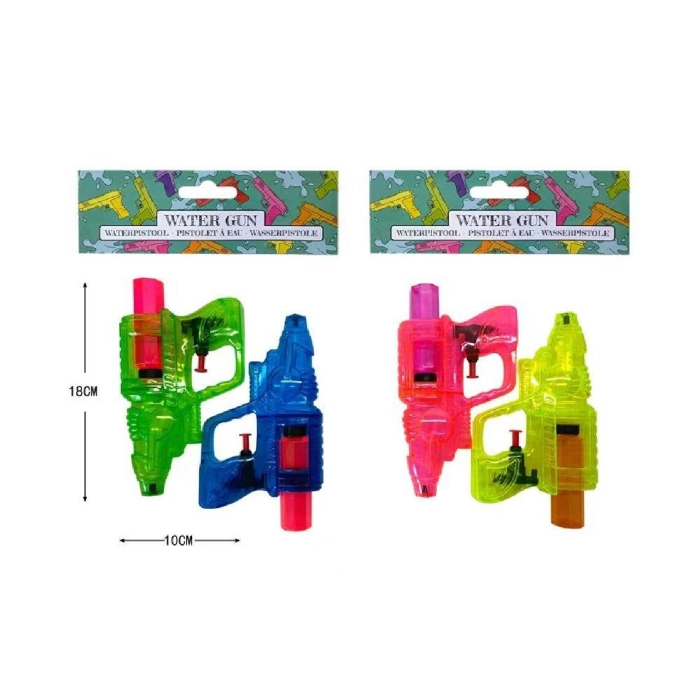 Wasserpistolen - 2er Set - groß 18 cm!