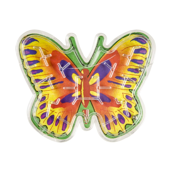 Arcade game with balls, maze - butterfly